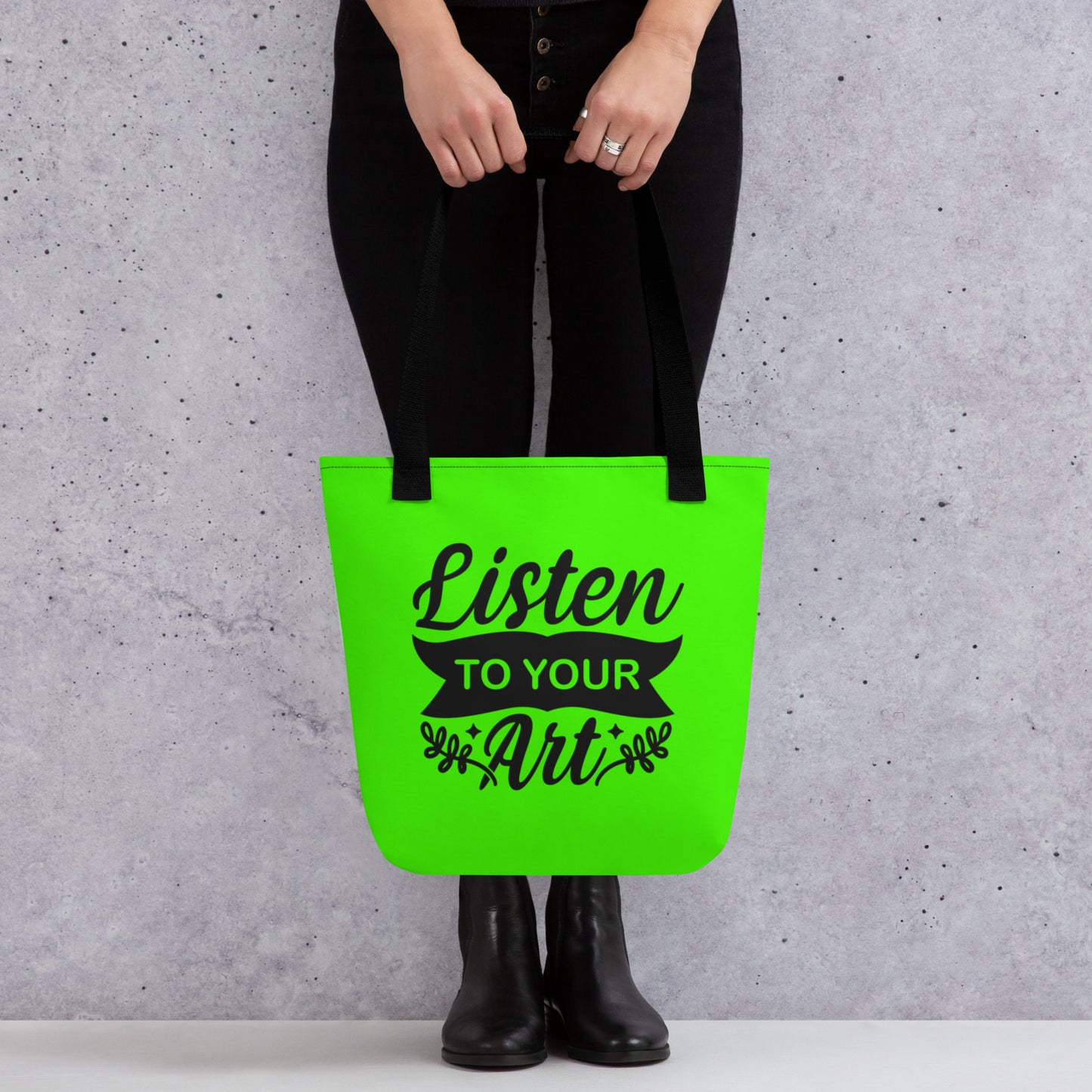 "Listen to your art" Tote bag