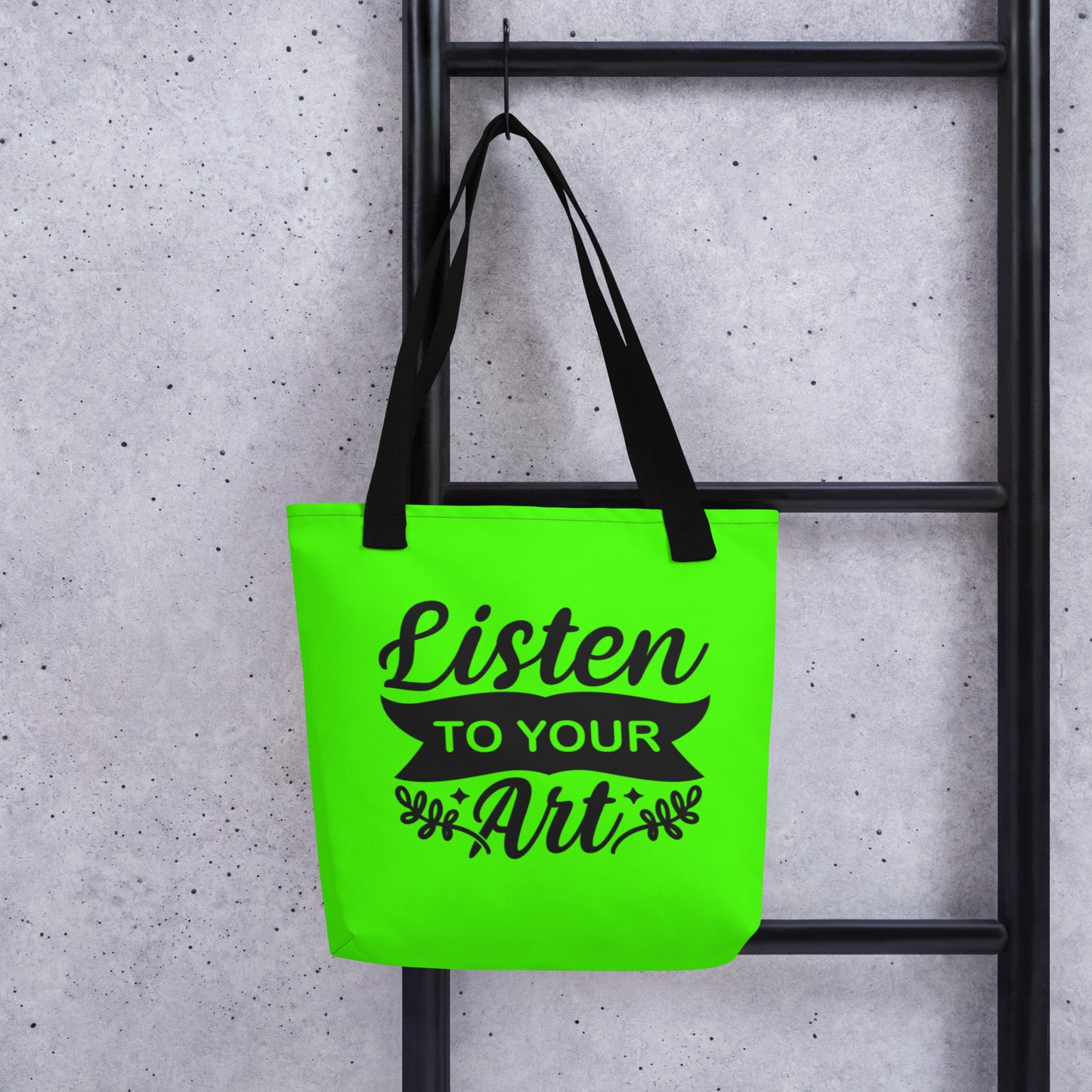 "Listen to your art" Tote bag